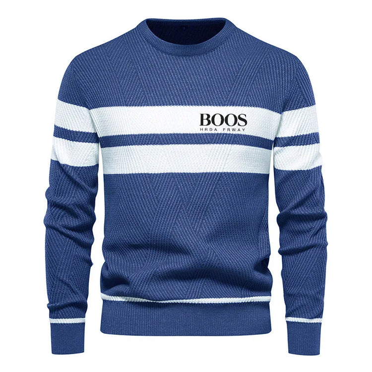 Men's Striped Knit Sweater