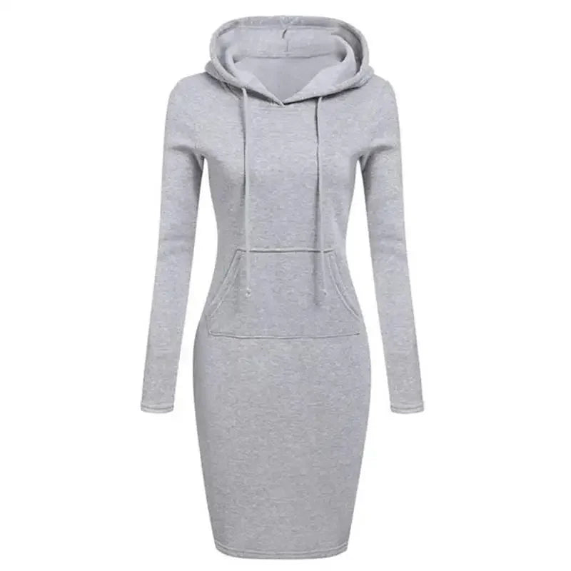 Hooded Sweatshirt Dress