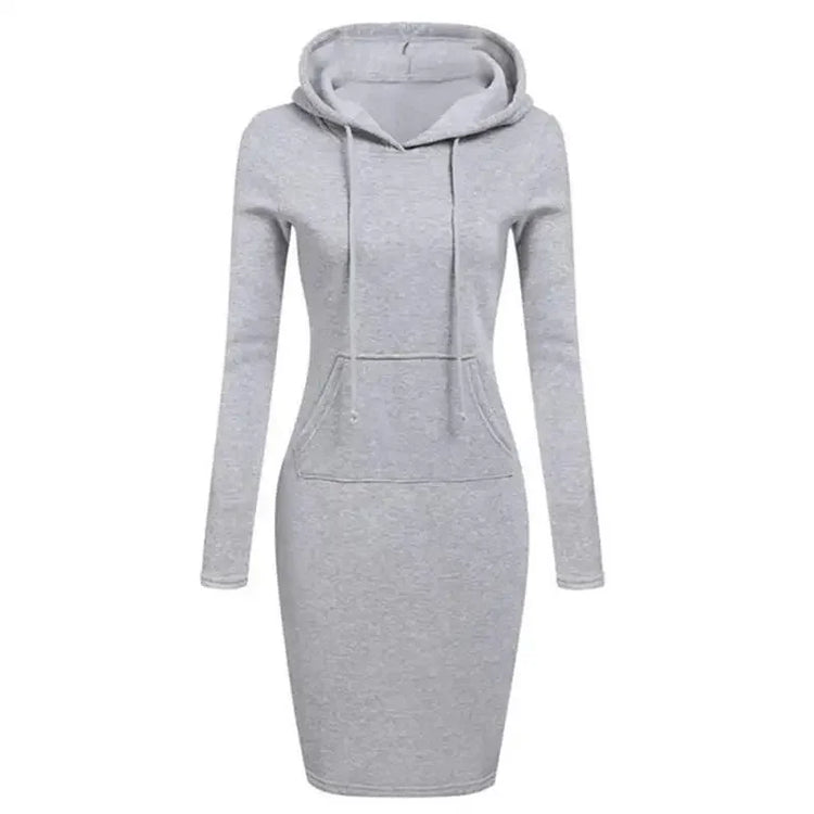 Hooded Sweatshirt Dress