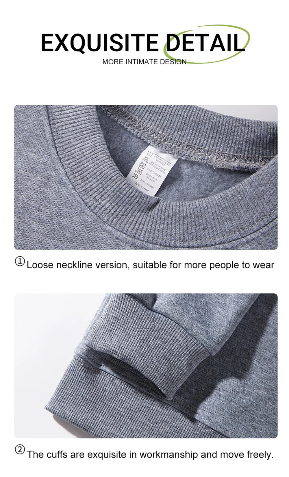 Men's Loose Pullover Sweatshirt Top
