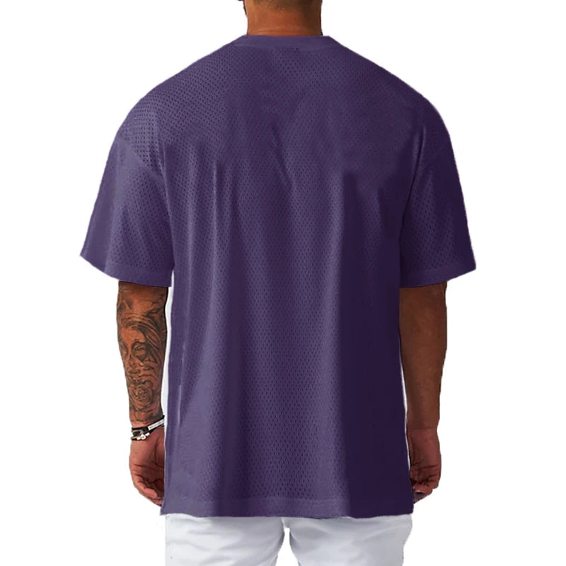 Men's Oversized Mesh T-Shirt