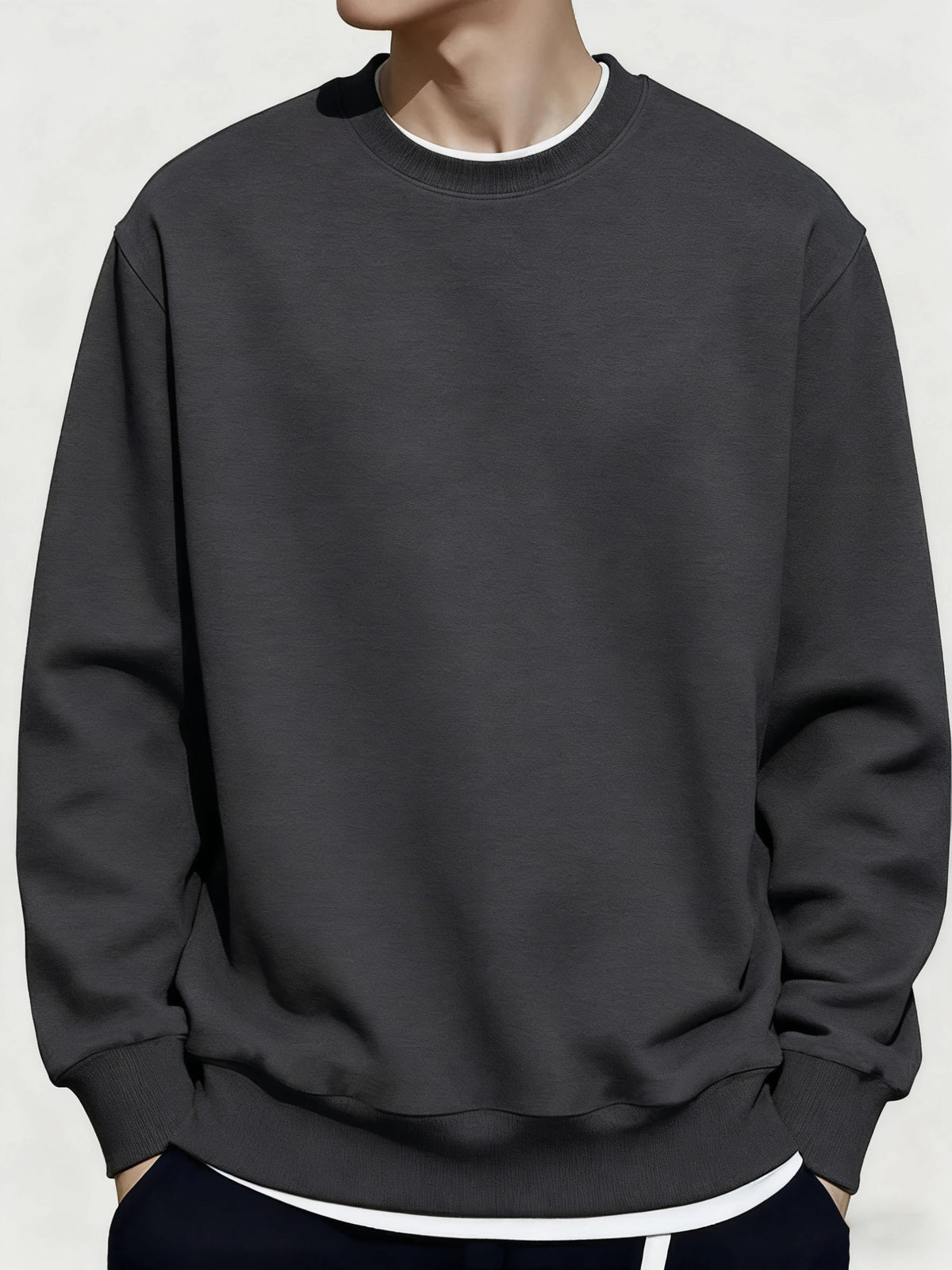 Men's Loose Pullover Sweatshirt Top