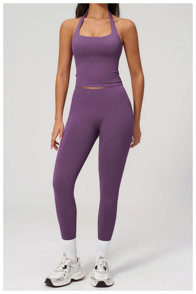 Slim Solid Two-Piece Set
