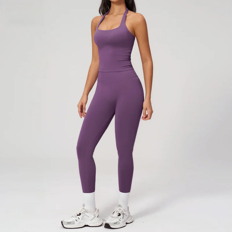 Slim Solid Two-Piece Set