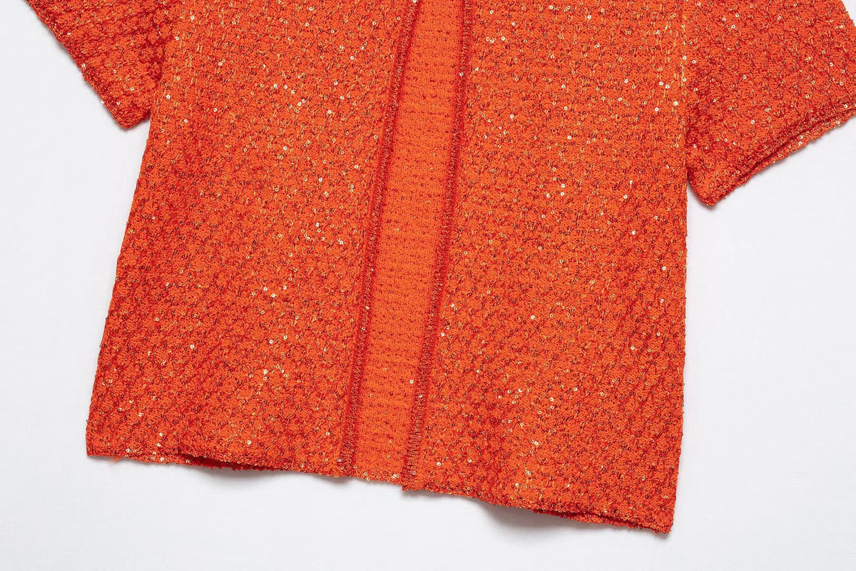 Pearl-Trim Knit Sweater Vest