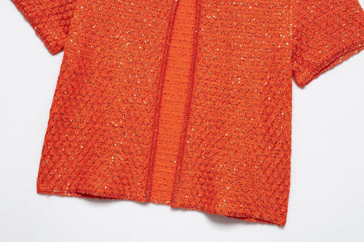 Pearl-Trim Knit Sweater Vest