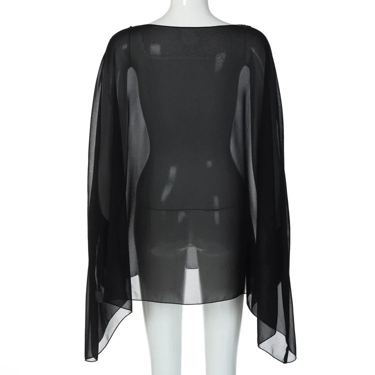 Sheer Chiffon Blouse
