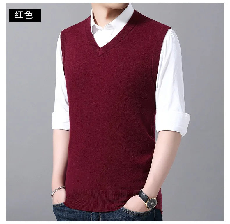 Men's Knit Sweater Vest