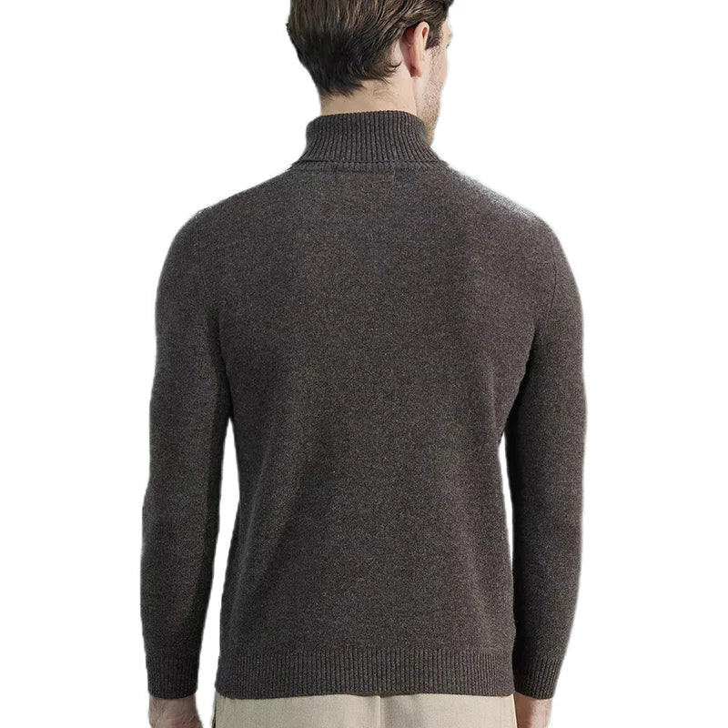 Men's Thick Turtleneck Sweater
