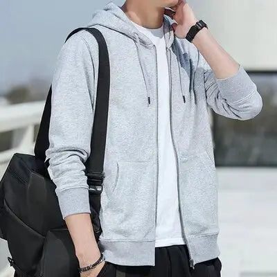 Men's Hooded Fleece-Lined Cardigan